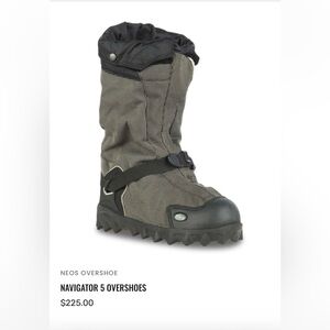 Neos Overshoe Men's Black and Gray Overshoes